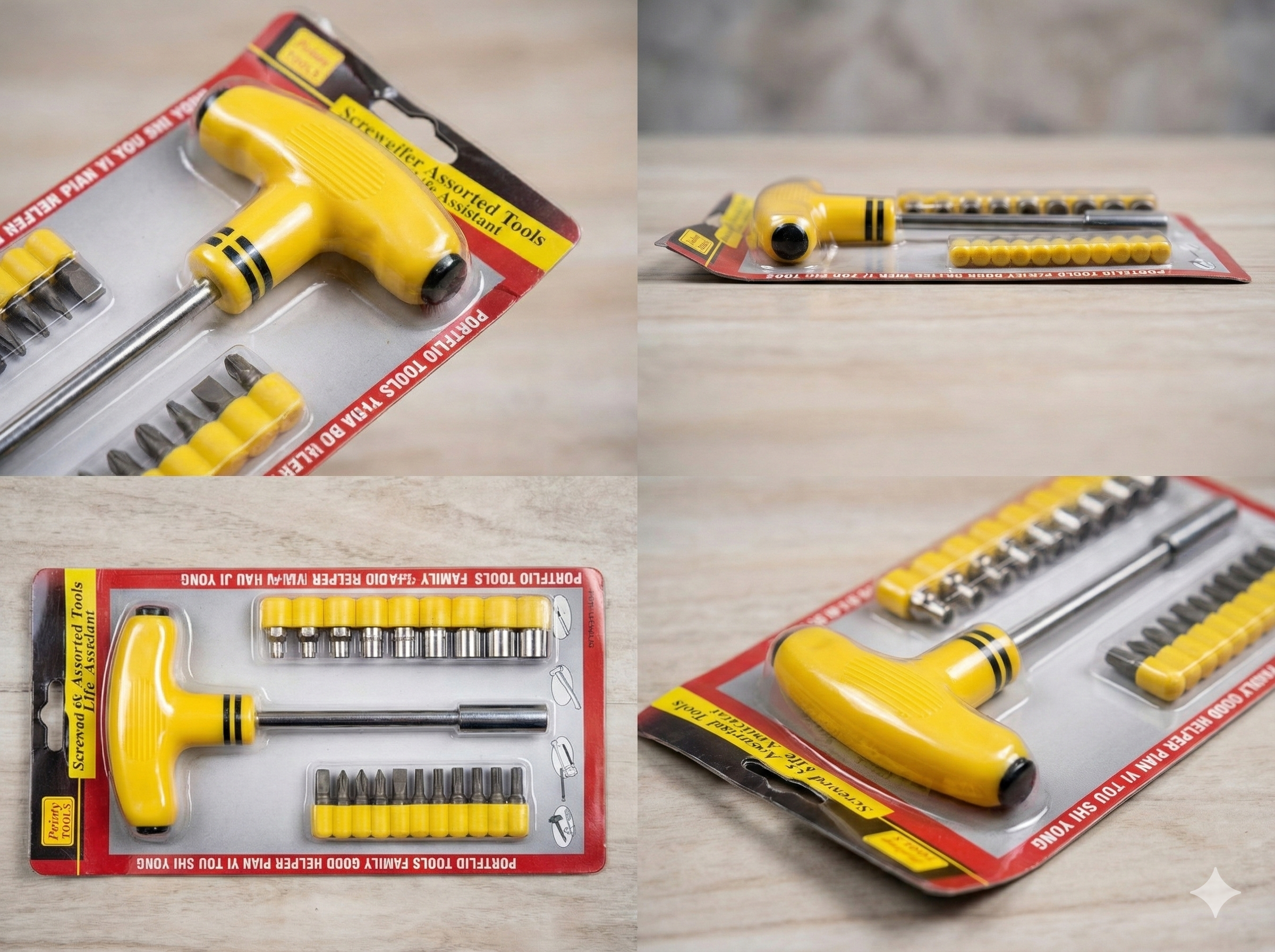 Ultimate 24-Piece T-Handle Ratchet Driver & Socket Set