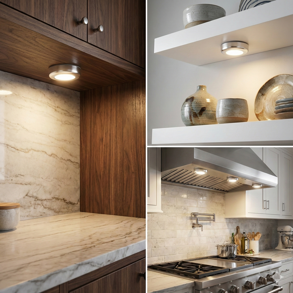 Versatile LED Tap Light – Wireless Illumination for Home & Auto- Pack of 2