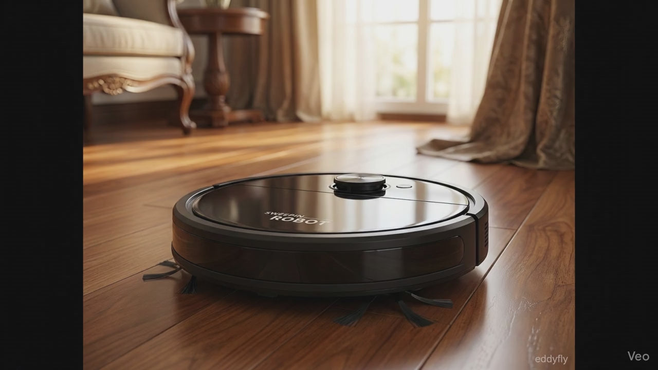 EddyFly Obsidian: The Ultra-Slim Intelligent Robot Vacuum